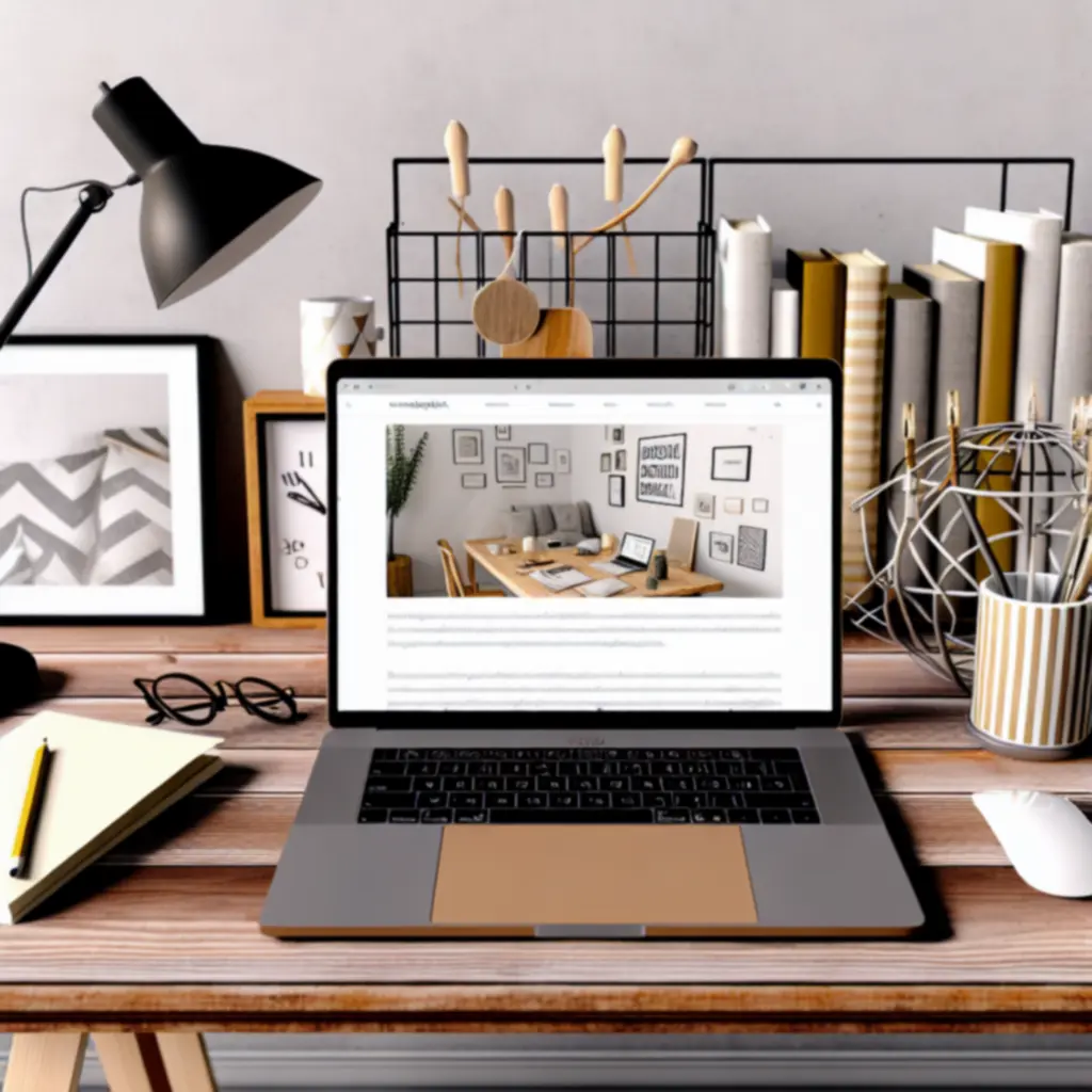 Scena inspiracji z nowoczesnymi dodatkami do wnętrz w stylu miejskim