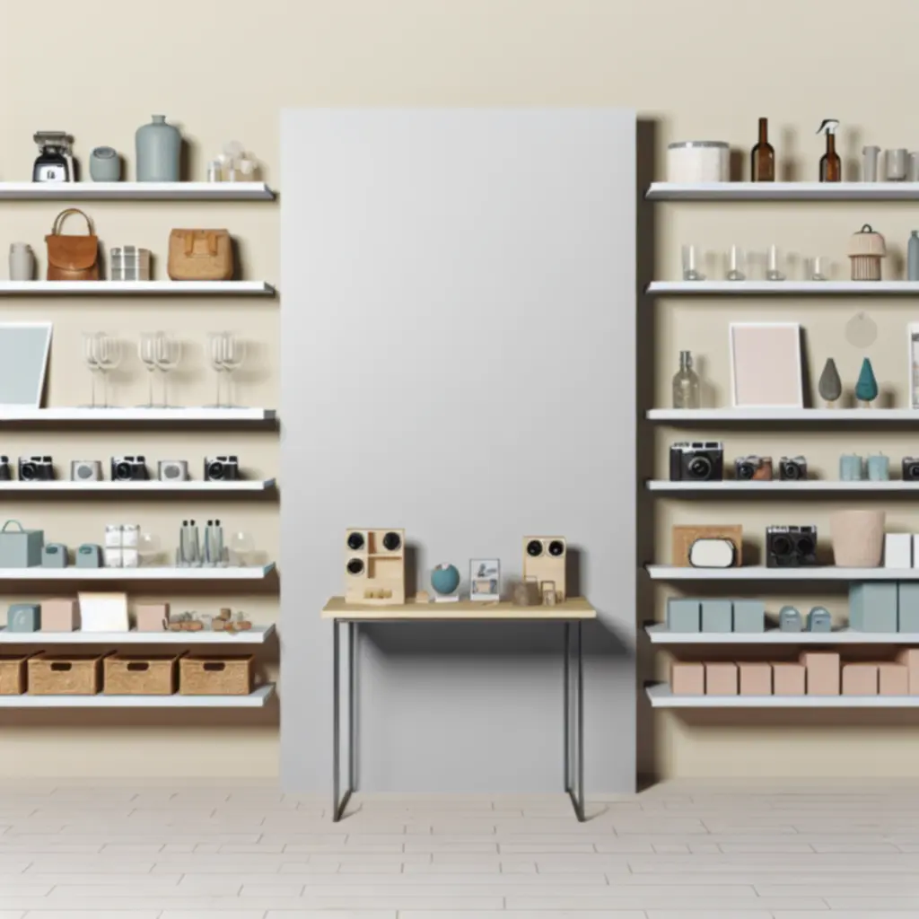 Kolaż kategorii produktowych: akcesoria do domu, lifestyle, dekoracje i technologia