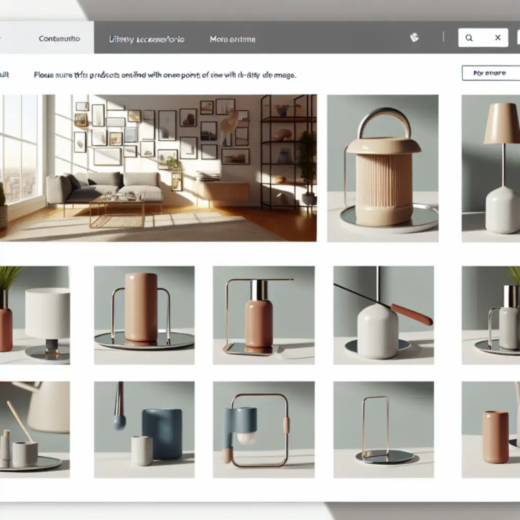Galeria współczesnych produktów Urbanexivo uporządkowanych w przejrzystą siatkę
